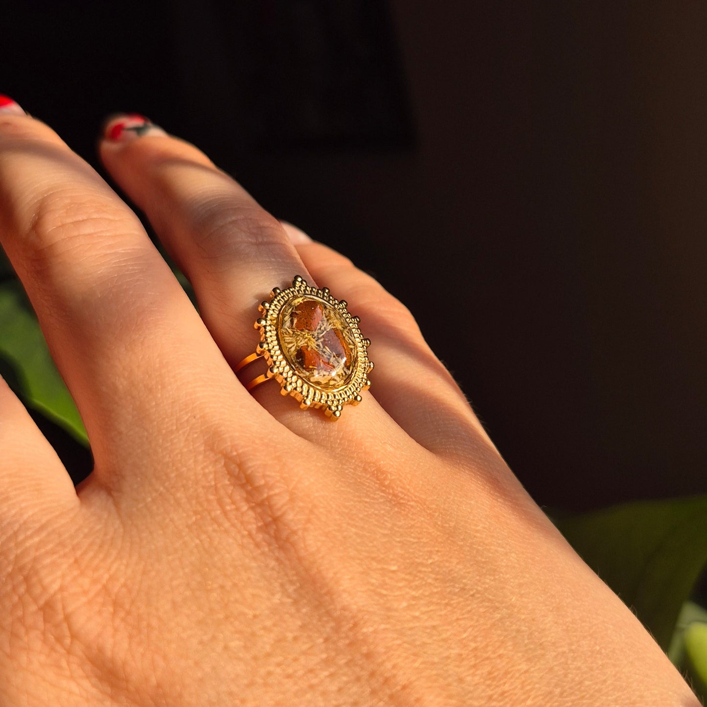 Ground Yourself Intention Ring
