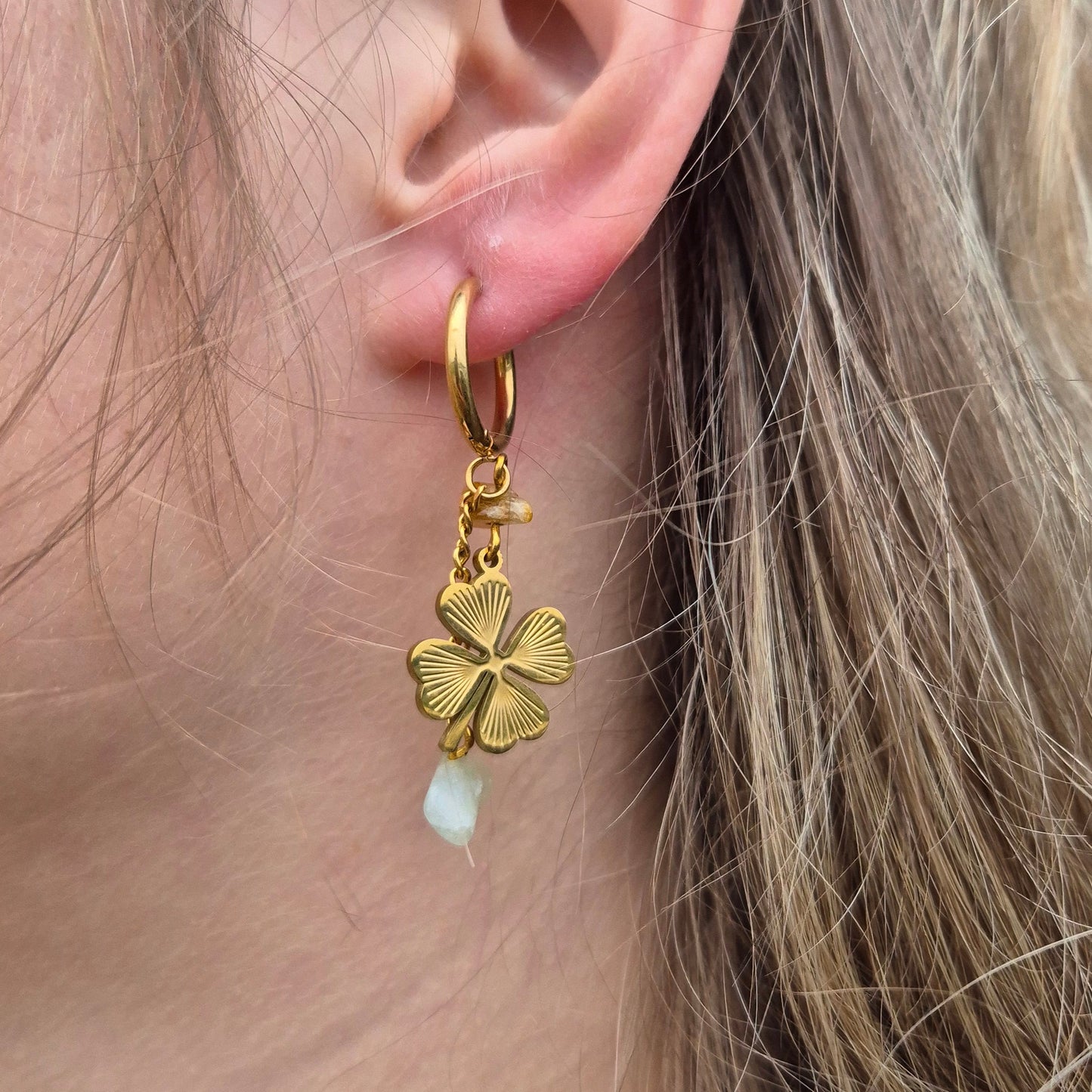 Lucky Draw Earrings (Gold) - Good Luck & Abundance