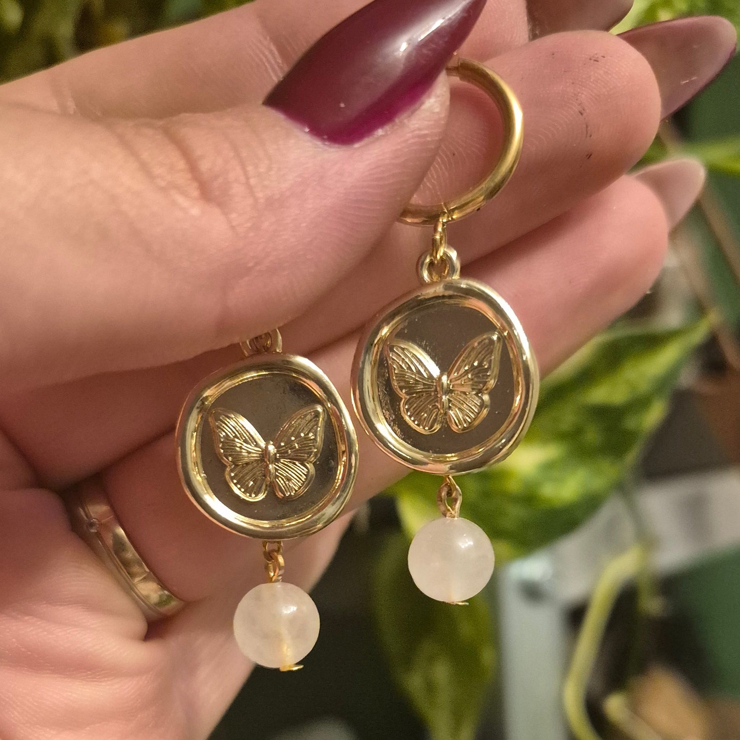 Wings of Light (Gold) — Self-Love & Transformation Earrings