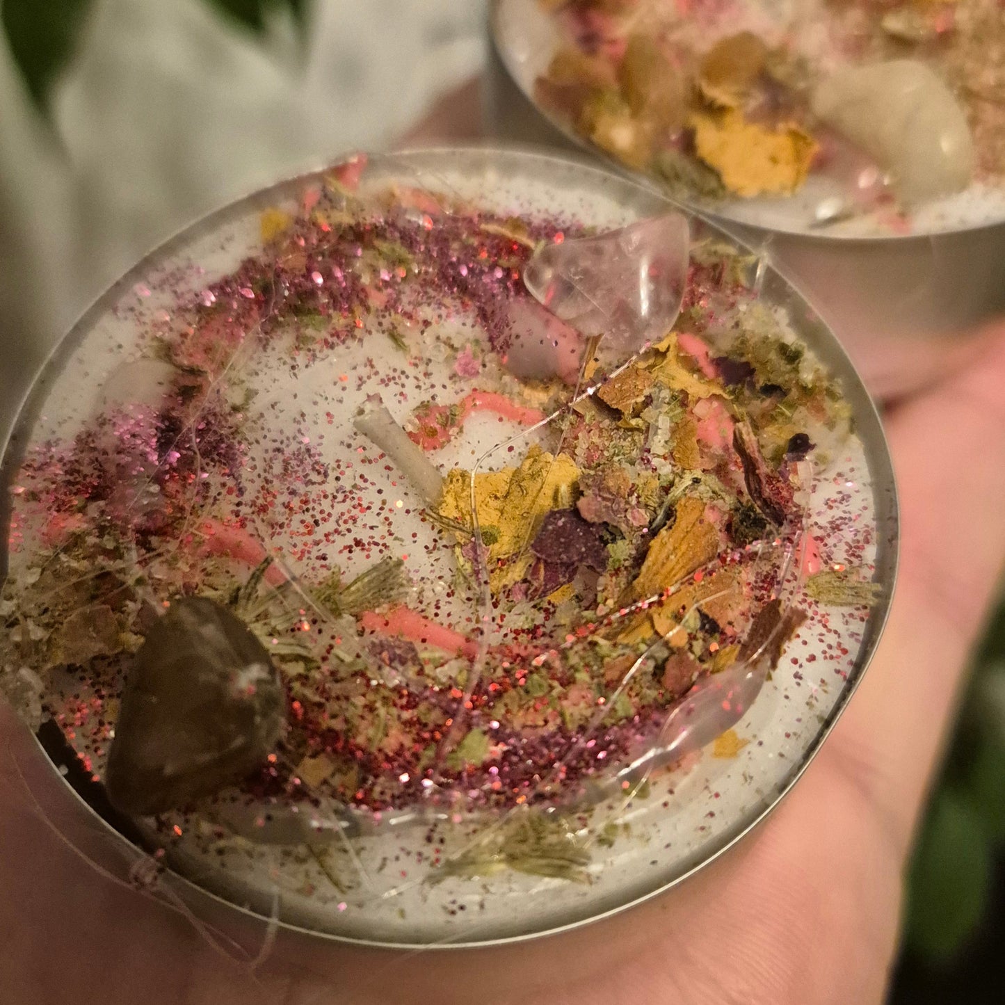 Aphrodite’s Glow — Self-Love & Beauty Spell Candle (Large Tea Light)