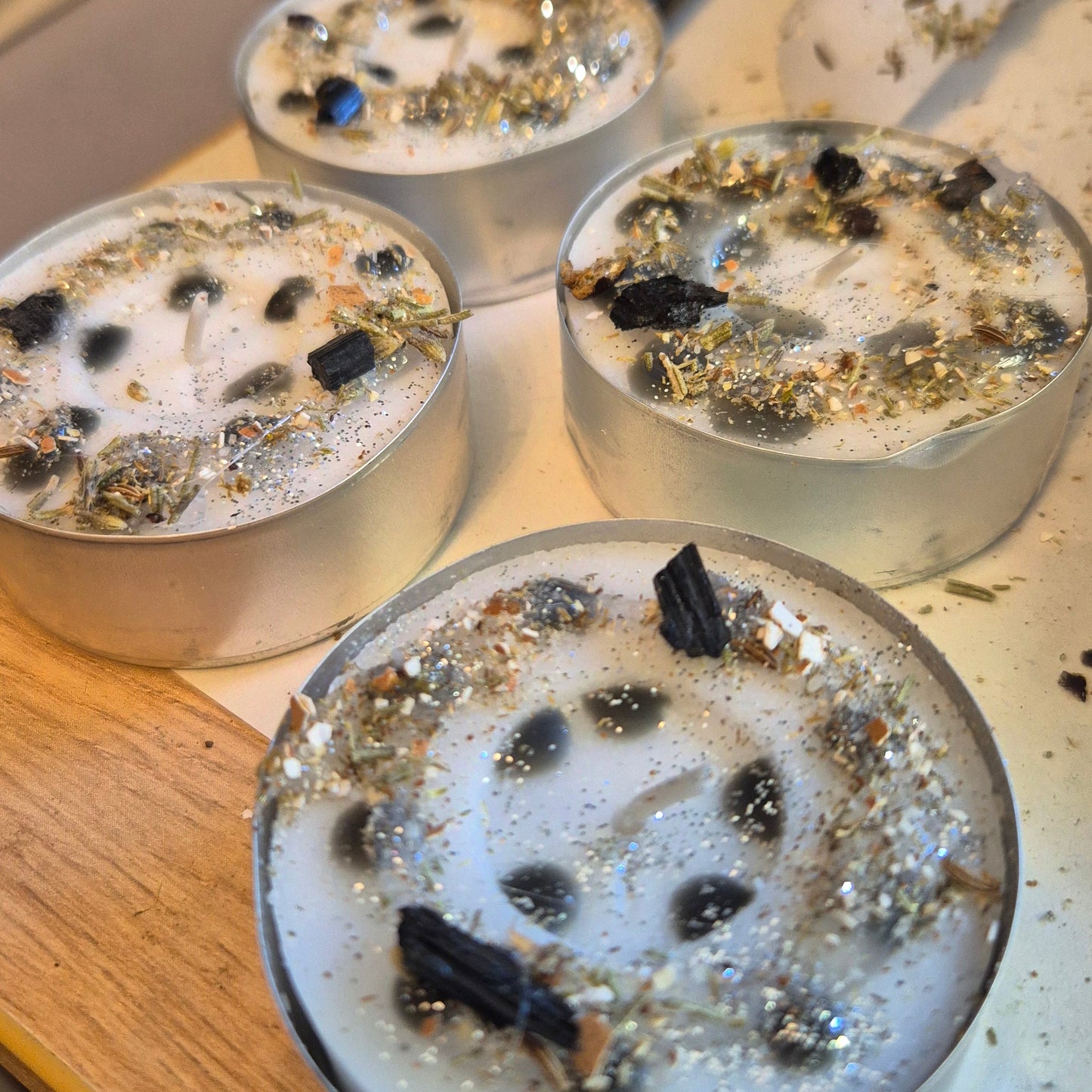 Hecate’s Flame — Protection Spell Candle (Large Tea Light)