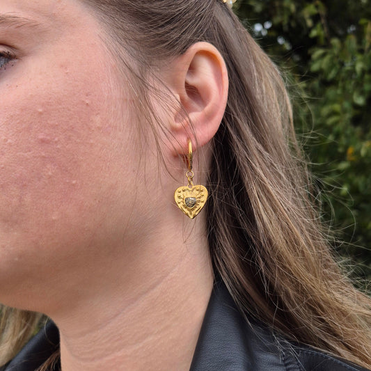 Heart of Gold Earrings