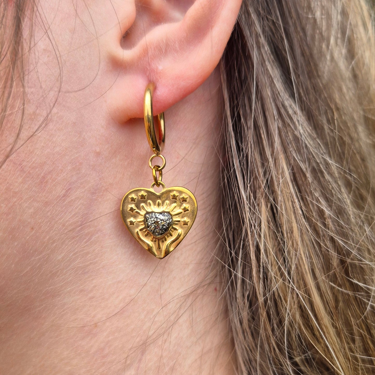 Heart of Gold Earrings