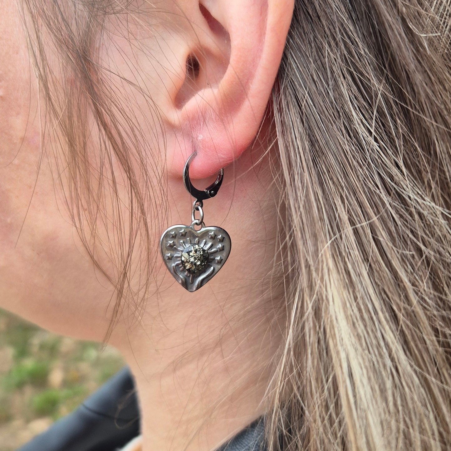 Heart of Silver Earrings