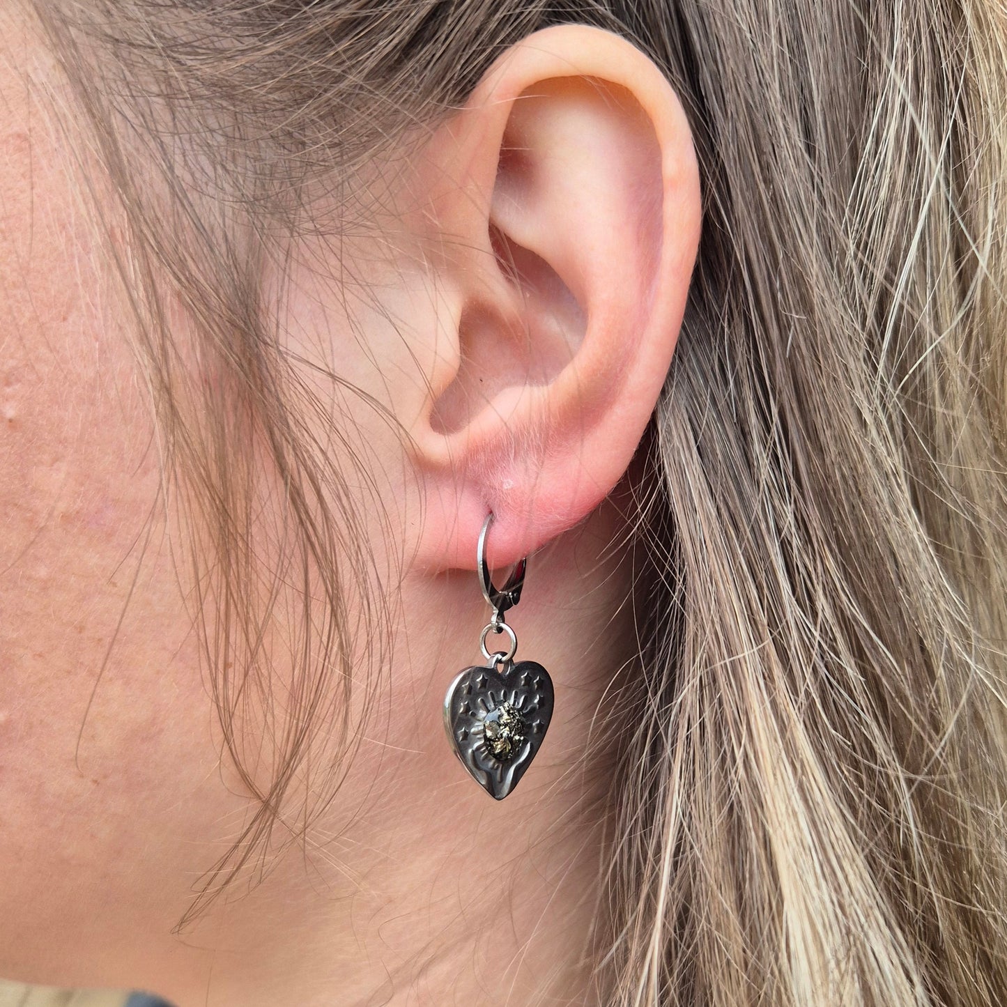 Heart of Silver Earrings