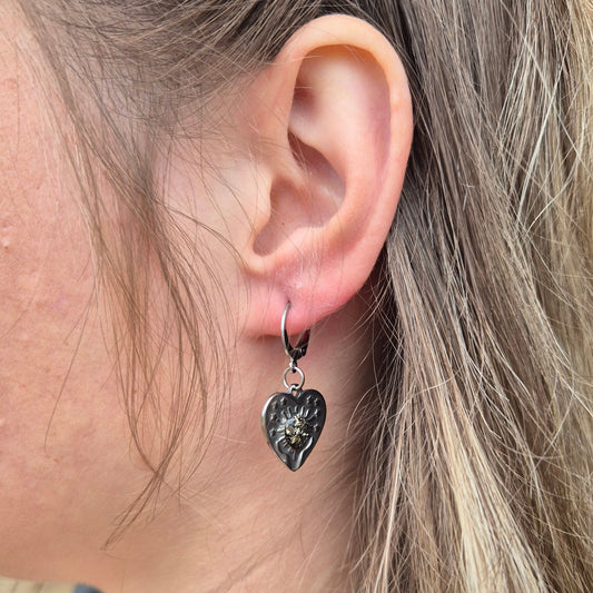 Heart of Silver Earrings