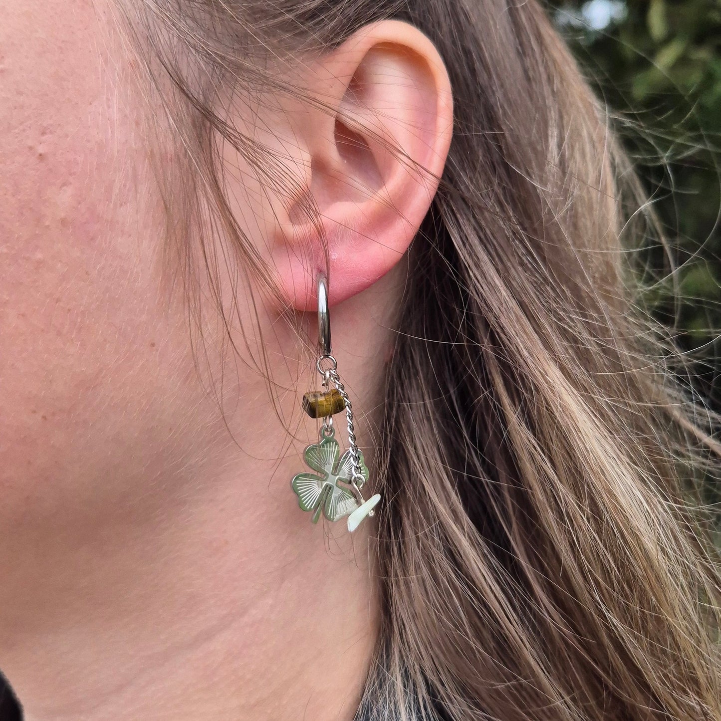 Lucky Draw Earrings (Silver) - Good Luck & Abundance