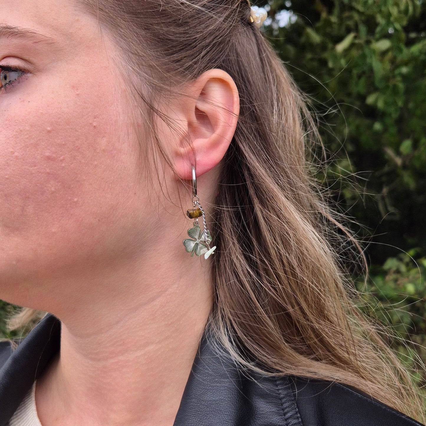 Lucky Draw Earrings (Silver) - Good Luck & Abundance