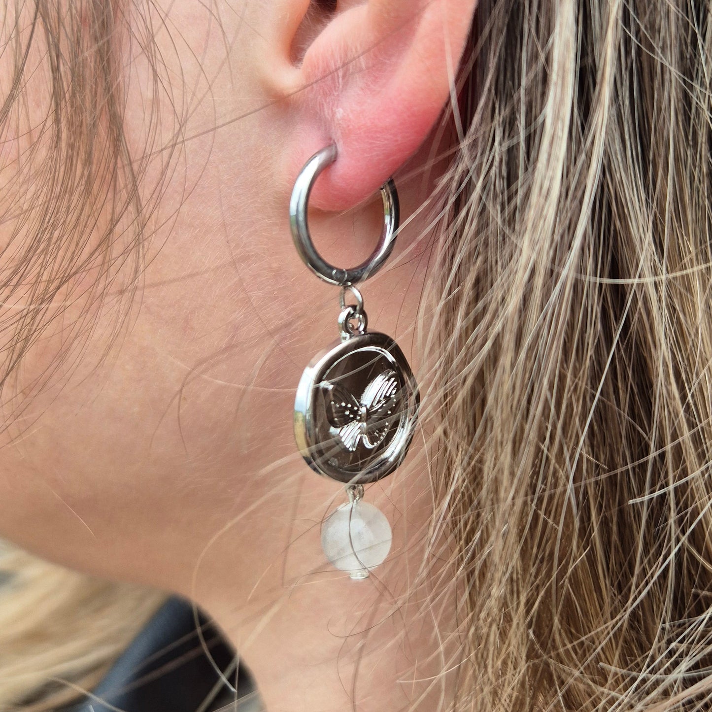 Wings of Light (Silver) — Self-Love & Transformation Earrings