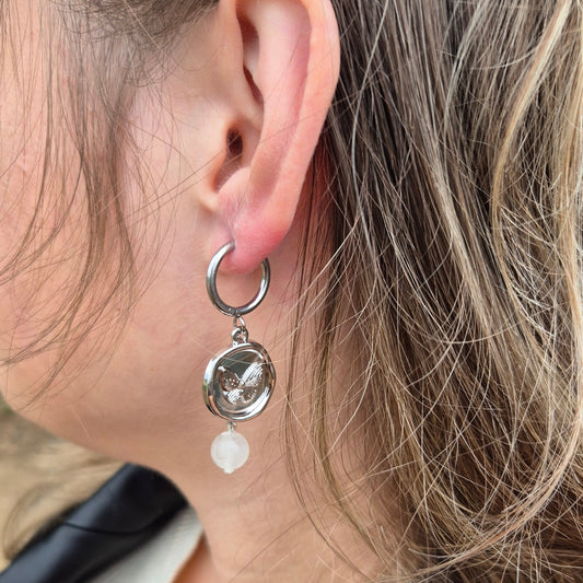 Wings of Light (Silver) — Self-Love & Transformation Earrings