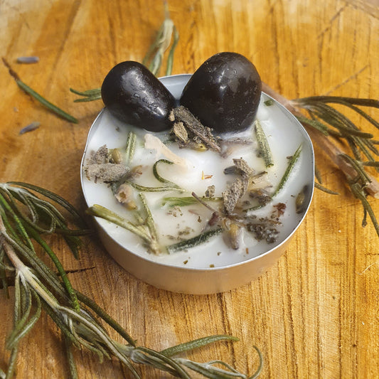 PROTECTION Intention Spell Tea Light Candle