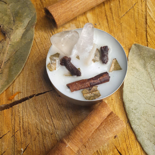 Manifestation Intention Spell Tea Light Candle