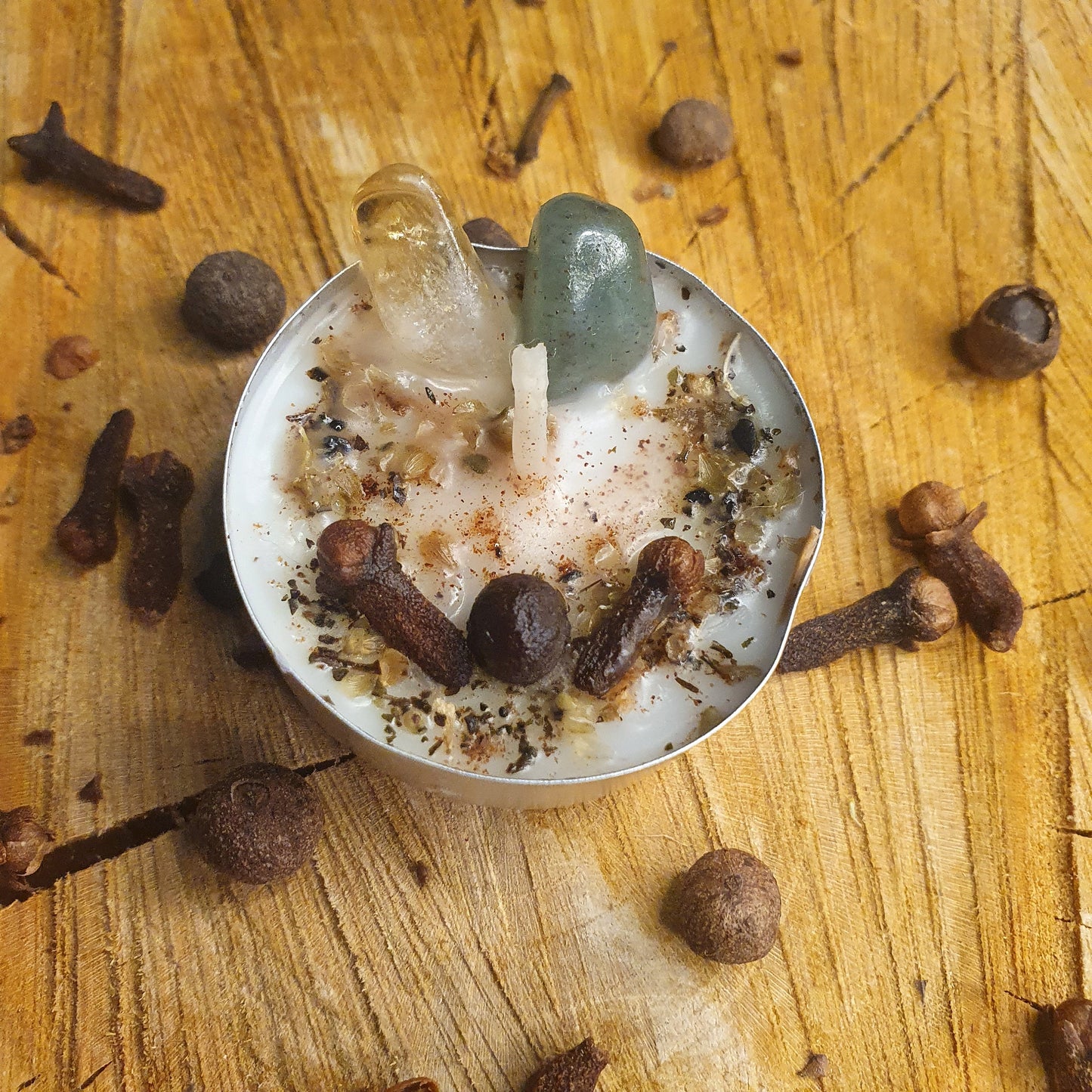MONEY Intention Spell Tea Light Candle